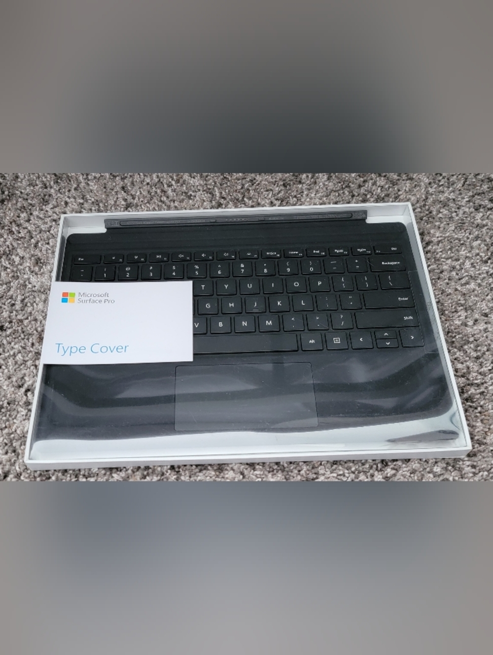 Microsoft Surface Pro Keyboard Folio Case 1725 FMN-00001 Black Backlit